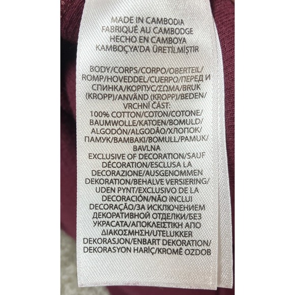 Polo Ralph Lauren Quarter Zip Sweater Mens XL Cranberry Rib Knit Cotton Pullover - Picture 8 of 8